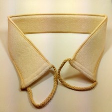 Loofah Back Strap Body Scrubber Bat shower Exfoliatin Brush SPA Massage