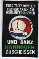 Anti Hannover Aufnäher "Horizont" für die Fan Kutte
