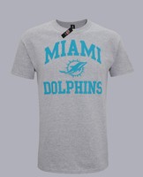 NFL  Miami Delphin grau Graphic Tee Fan T-Shirt Fanshirt Herren Shirt Football