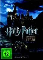HARRY POTTER DIE KOMPLETTBOX 8 FILME 1-7 DVD DEUTSCHE BOX
