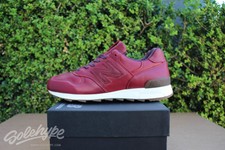 NEW BALANCE 1400 SZ 13 BESPOKE CROONERS HORWEEN BURGUNDY LEATHER M1400BR