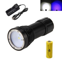 4000lm 4xCree L2 Lila LED Fotografie Video Torch Tauchlampen Diving bis 100m 