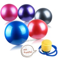 Yogaball Gymnastikball Fitnessball Sitzball Bürostuhl Sportball mit Pumpe NEU