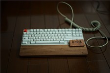 HEART for 60 key Walnut Palm Rest Keyboard Wood Wrist Protection Anti-skid Pad