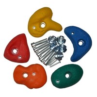 5 St.Klettersteine Klettergriffe für Kinder Kletterwand Boulderwand Klettern Neu