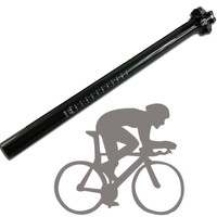 Fahrrad-Fahrrad 3K Mountain Road MTB Carbon Sattelstütze 27.2 / 30.8 / 31.6 mm