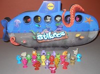 Lidl Stikeez! "Die Stikeez aus den Tiefen des Ozeans" + Sammelalbum (Uboot) NEU