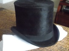 Antique Top Hat Beaver made Vienna Austria 1800's