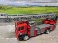 05 Dickie® Modell MAN LKW Feuerwehr Leiterwagen Neu ca. 16 cm lang Kunststoff