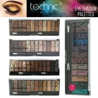 Technic Mega Nudes 2 3 Sultry Naked Nudes - 12 Shade Natural Lidschatten Palette