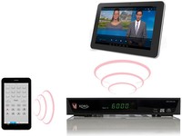 Twin sat Receiver XORO HRS 9190 LAN mit LiveTV‐Streaming Full HD 2 USB HDMI USB