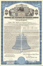 Southern Bell Telephone and Telegraph Company $1,000 bond certificate
