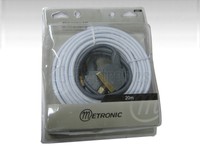 Metronic Scart-Kabel (21-pol.) + 4 Stecker + Kabel (20 m) weiß (B000C49I8E_11)