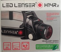 Zweibrüder LED LENSER H14R.2 AKKU Kopflampe Stirnlampe Gürtellampe Rücklicht