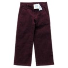 NWT Janie and Jack Burgundy Bear Cabin 100% Cotton Corduroy Pants Boys Size 4T