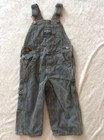 Oshkosh Overalls Jean 12 months Striped Denim Train Conductor Bibs