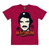 Magnum T-Shirt - Ferrari Detektiv Shirt - rot - Original T-Shirt Marke TRAKTOR®