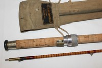 "JJS WALKER, BAMPTON&CO ALNWICK"-MADE IN ENGLAND-GESPLIESSTE LACHSRUTE-Nr-26