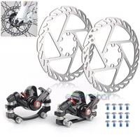 G3 mechanische Scheibe vorne&hinten MTB Bremsscheibe Fahrrad Scheibenbremse Set
