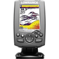 Lowrance Hook-3x Fishfinder Echolot mit 83/200 kHz Heck Geber