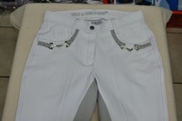 Harry's Horse Damen Reithose "Vegas Plus " Vollbesatz / Turnier  Weiss  Gr.38