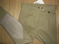 SALE NEU Damen CAVALLO Reithose Echtleder Kniebesatz oliv 80 40 UVP116€