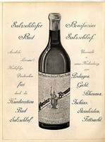 Kurdirektion Bad Salzschlirf Bonifacius- Brunnen Mineralwasser XXL- Annonce 1907