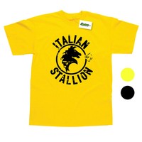 ITALIAN STALLION INSPIRED BY ROCKY BALBOA PRINTED T-SHIRT - 2 COLOURS