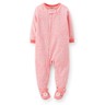 NEW Carter's 1 Piece Fleece PJs Happy Kitty Cat Feet NWT 12m 18m 24m 2 6 7 year