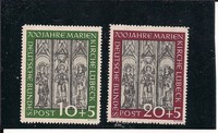 Briefmarken Bund  Mich.Nr.139-140 postfrisch