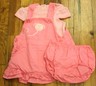 The Children's Place Pink Bumble bee 3 pc Overall Baby Girls Set 3-6 mo Adorable