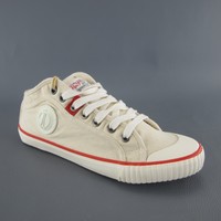 PEPE JEANS SCHNÜRER NATUR GR 40 NEU DAMEN SCHUHE TEXTIL