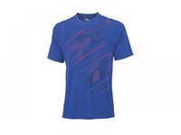 Wilson Blur Plaid V-Neck Herren blau Tennisshirt UVP 49,95€ NEU