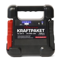 Dino KRAFTPAKET 12V/24V-1000A Starthilfegerät Mobile Batterie Starthilfe Energie