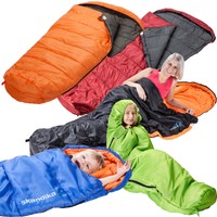 Skandika Vegas Camping Mumien Schlafsack Erwachsene & Kinder viele Farben NEU