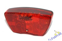 LED Fahrrad  Batterie Rücklicht f. Gepäckträger, 80mm (Zusatzbeleuchtung)