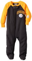 PITTSBURGH STEELERS BABY ONE PIECE SLEEPERS FLEECE PAJAMAS           
