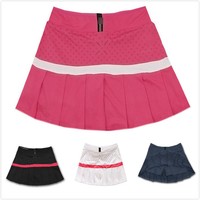 Mädchen Damen Tennisrock Joggingrock mit Innenhose Sport Skort Tennis Rock Skirt