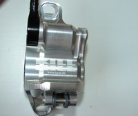 TUNE Scheibenbremsen "KILL HILL" 1-Finger-Bremshebel silber Komplettsatz VR & HR