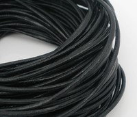 LP: Schwarz Kunsteder Lederband Lederschnur1.5mm