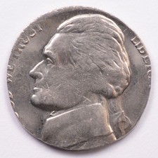 5C Nd Jefferson Nickel Struck on Dime Planchet Bu