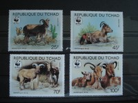 Tschad WWF Michel Nr. 1171-1174 postfrisch