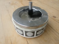 1 alter Aschenbecher mit Drehteller aus Blech 70 ger Jahre  orginal Kasco