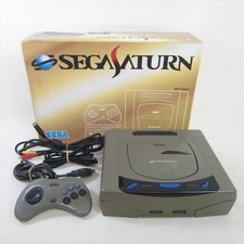 Sega Saturn GREY Console HST-3210 Working tested JAPAN Retro Game C 1460