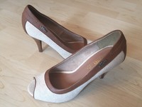 Pumps s.Oliver Größe 38 Sommer Peeptoe wie neu