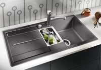  Blanco METRA 6 S - Einbauspüle   Silgranit reversibel  8 Ausführung 