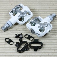 MTB SYSTEM PEDAL XLC PD-S12 Aluköper weiss 9/16" Gewinde für SPD System