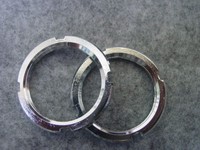 2 Konterringe Lockring  für Bahnrad oder  Fixie  1,29x24 TPI 32,6 mm