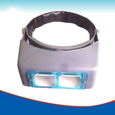 Carejoy Pro Optical Glass 4 Lens Head Visor Magnifier Loupe Binocular Adhustable