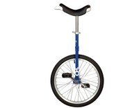Einrad OnlyOne blau 20" Alufelge, Sattel mit Kantenschutz und Haltegriff